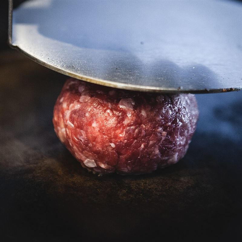 Burger press